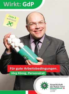 Jörg König. Kandidat für den Tarifbereich zur Personalratswahl 2021 im LKA