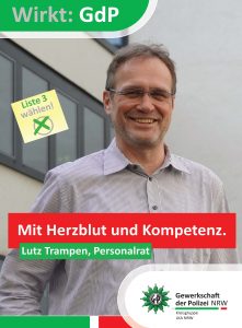 Lutz Trampen, Vorsitzender der Kreisgruppe der GdP im LKA, Kandidat für die Personalratswahl 2021 im LKA