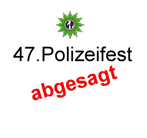 Polizeifest abgesagt